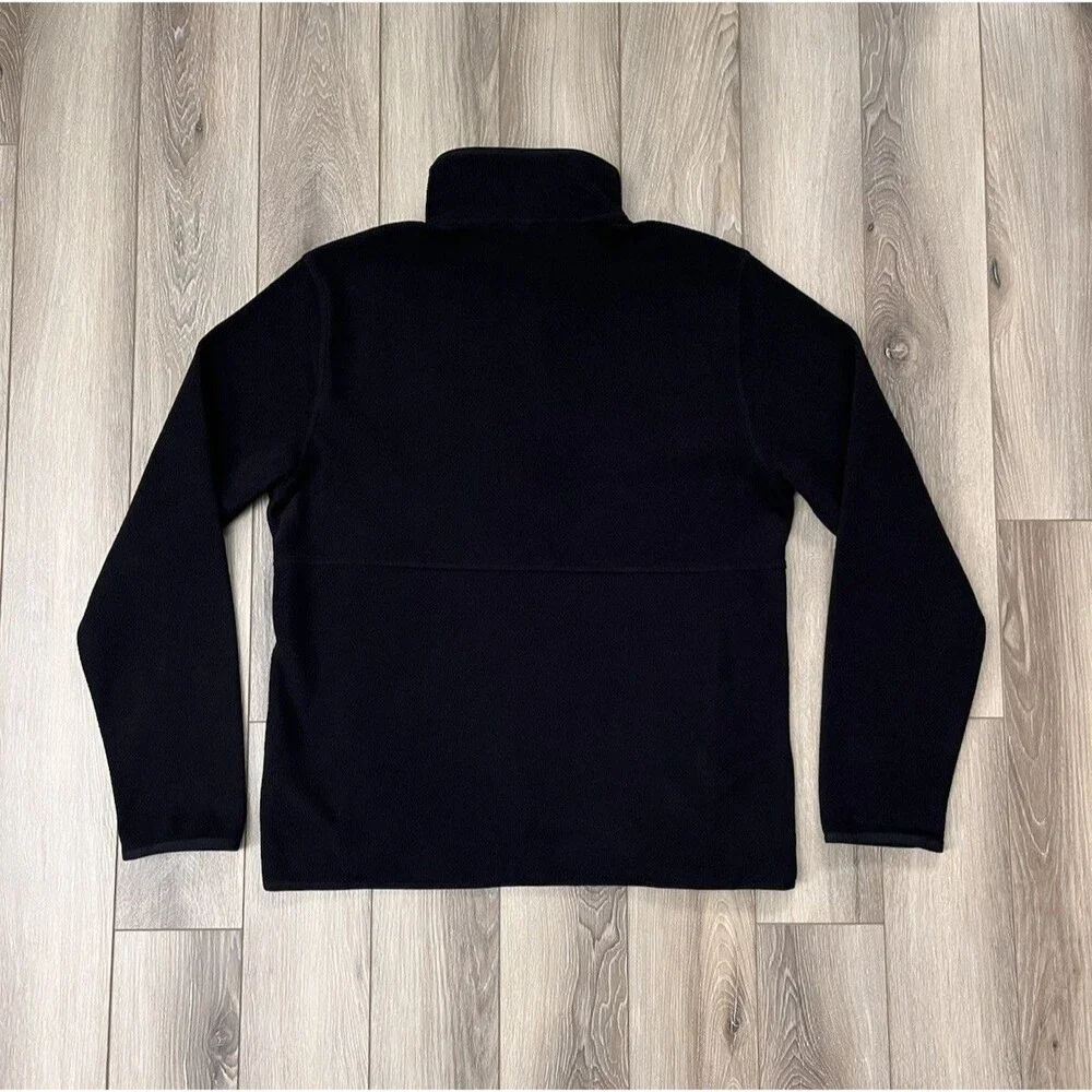 The North Face Circular Design Black Full Zip Lightweight Jacket Mens Sz Medium